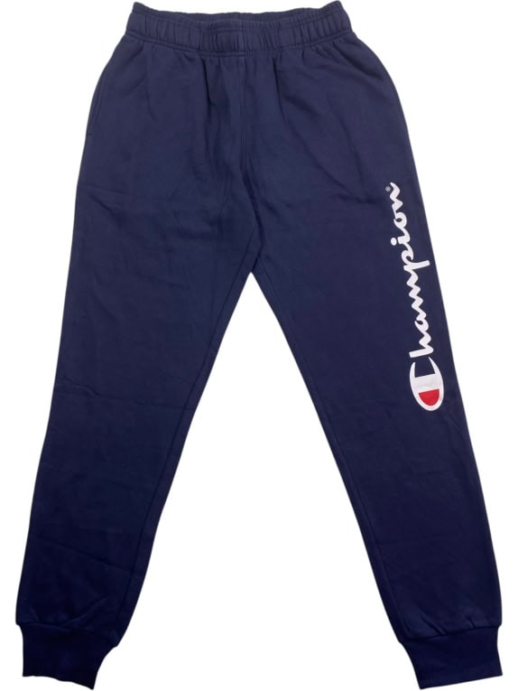 Champion Sweatpants Athletic Logo Navy Blue Men’s S