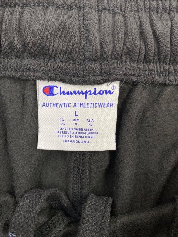 Champion Φόρμα Παντελόνι Athleticwear Μαύρο Ανδρικό L