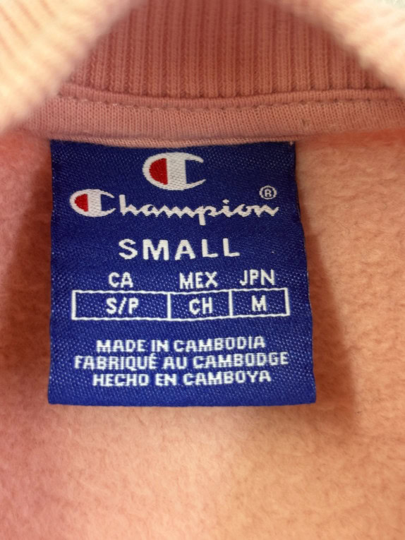 CHAMPION ΦΟΥΤΕΡ CROPPED ΡΟΖ ΓΥΝΑΙΚΕΙΟ PRE OWNED S