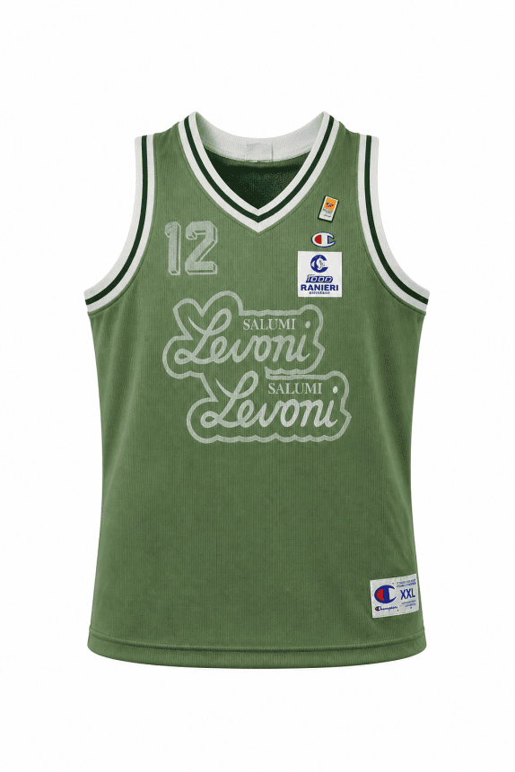 90s CHAMPION CANOTTA BASKETBALL ATHLETIC VERDE UOMO PRE OWNED XXL