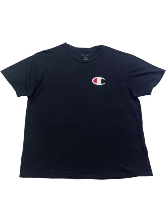 CHAMPION T SHIRT GRAPHIC MINIMAL NERO UOMO PRE OWNED