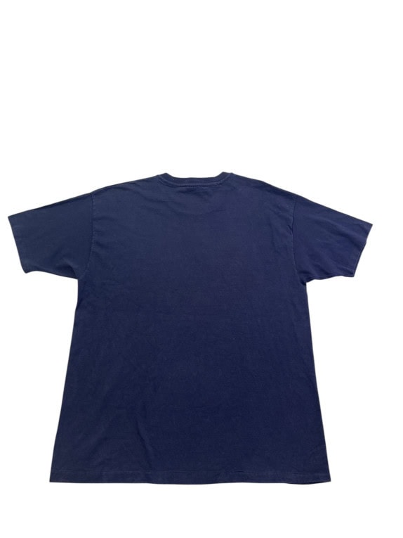 CHAMPION T SHIRT GRAFICA VINTAGE COLLEGIATE NAVY UOMO PRE OWNED XL