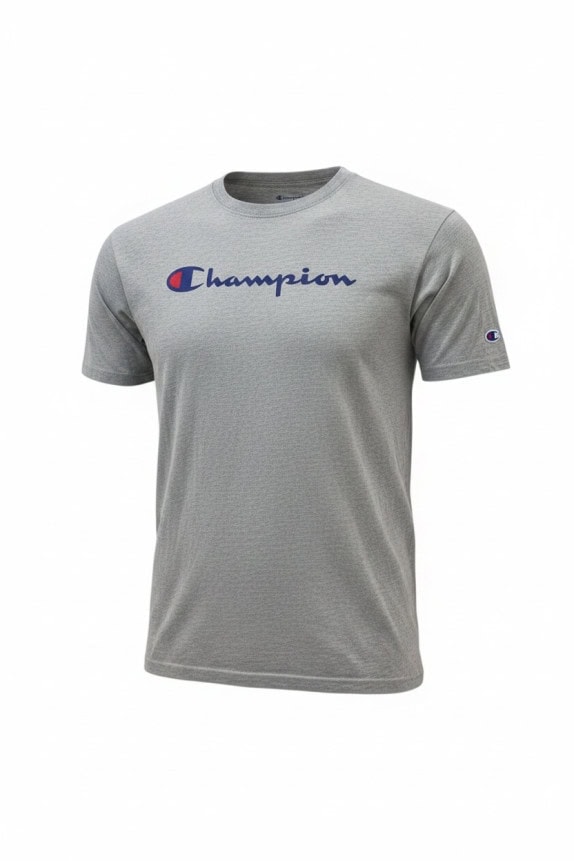CHAMPION GRAPHIC TEE CLASSIC ΓΚΡΙ ΑΝΤΡΙΚΟ PRE OWNED L
