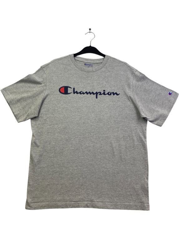 CHAMPION GRAPHIC TEE CLASSIC ΓΚΡΙ ΑΝΤΡΙΚΟ PRE OWNED