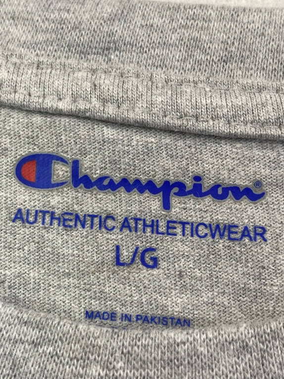 CHAMPION GRAPHIC TEE CLASSIC ΓΚΡΙ ΑΝΤΡΙΚΟ PRE OWNED