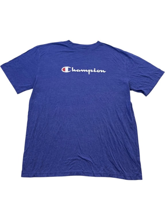 CHAMPION GRAPHIC TEE CLASSIC BLU UOMO PRE OWNED 3XL