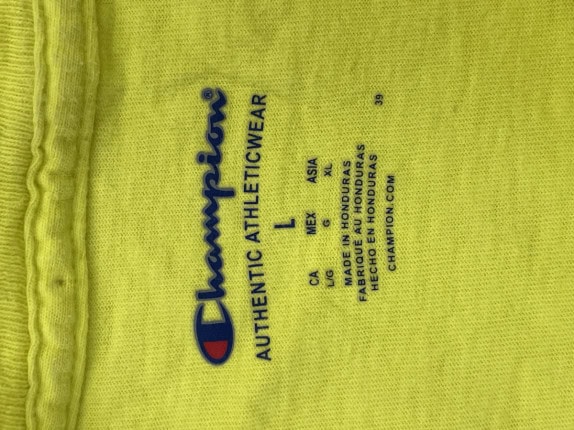 CHAMPION GRAPHIC TEE LEMON ΑΝΤΡΙΚΟ PRE OWNED XL