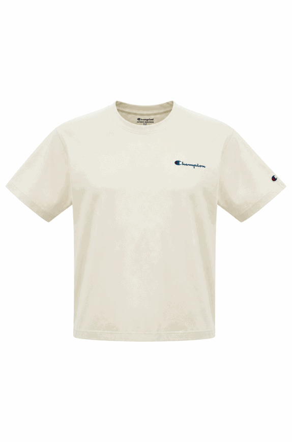 CHAMPION GRAPHIC TEE MINIMAL CREAM ΑΝΤΡΙΚΟ PRE OWNED M