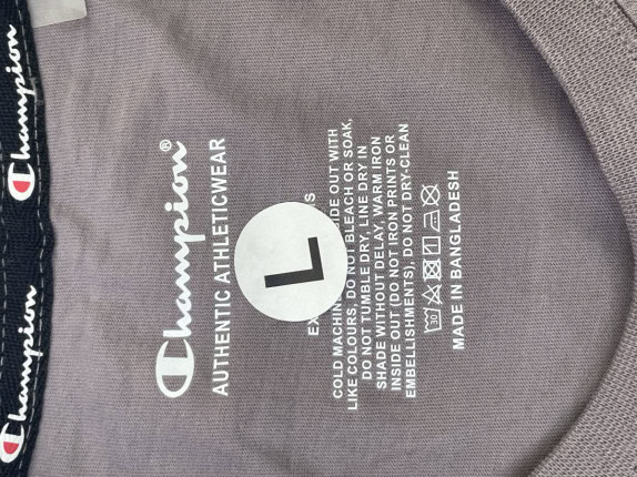 CHAMPION T SHIRT MINIMAL GRIGIO UOMO PRE OWNED L