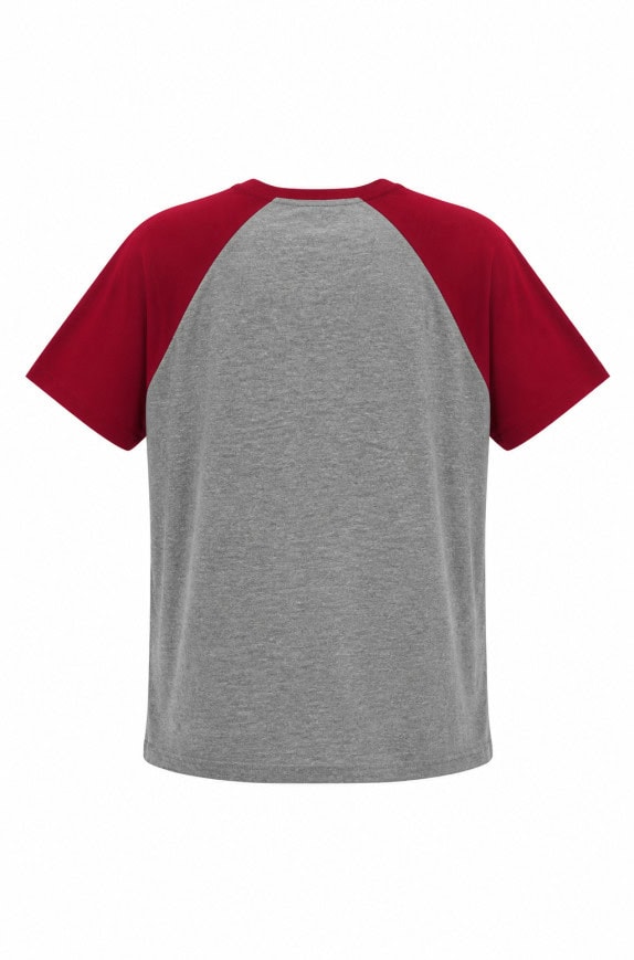 CHAMPION GRAPHIC TEE SPORTY GREY RED MEN PRE OWNED M
