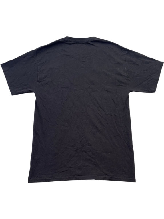 CHAMPION GRAPHIC TEE STREETWEAR BLACK MENS PRE OWNED M