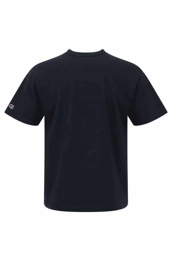 CHAMPION GRAPHIC TEE STREETWEAR BLACK MEN PRE OWNED M