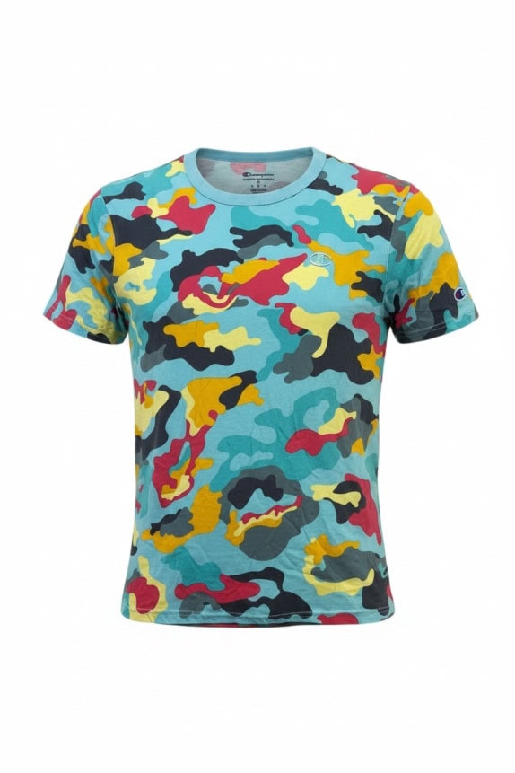 CHAMPION GRAPHIC TEE STREETWEAR MULTICOLOR ΑΝΤΡΙΚΟ PRE OWNED M