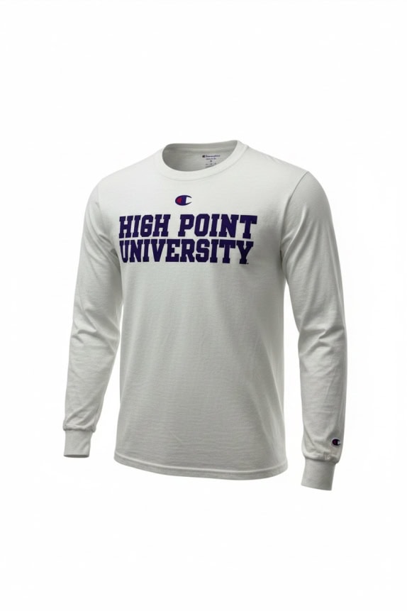 Champion High Point University Panthers Longsleeve T-Shirt Λευκό Unisex
