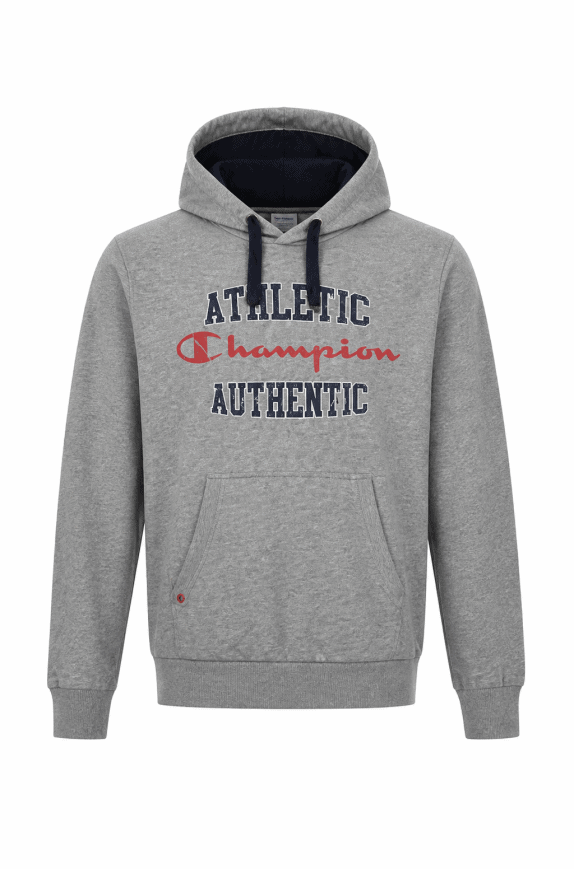 CHAMPION HOODIE ATHLETIC ΓΚΡΙ ΑΝΤΡΙΚΟ PRE OWNED M