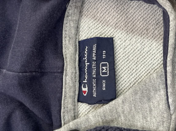 CHAMPION HOODIE ATHLETIC ΓΚΡΙ ΑΝΤΡΙΚΟ PRE OWNED M