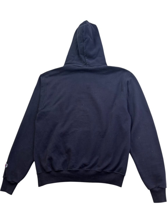 CHAMPION HOODIE COLLEGIATE NAVY UNISEX PRE OWNED M