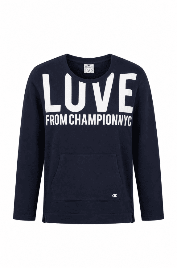 CHAMPION FELPA GRAPHIC NAVY DONNA PRE OWNED S