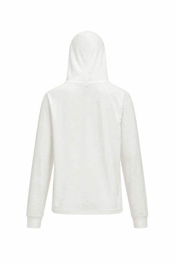 CHAMPION HOODIE MINIMAL WHITE UNISEX PRE OWNED M