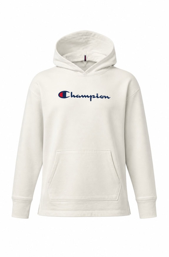 CHAMPION HOODIE MINIMAL OFF WHITE ΑΝΤΡΙΚΟ PRE OWNED M