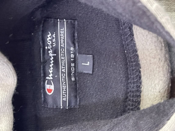 CHAMPION HOODIE OVERSIZED OLIVE ΑΝΤΡΙΚΟ PRE OWNED L