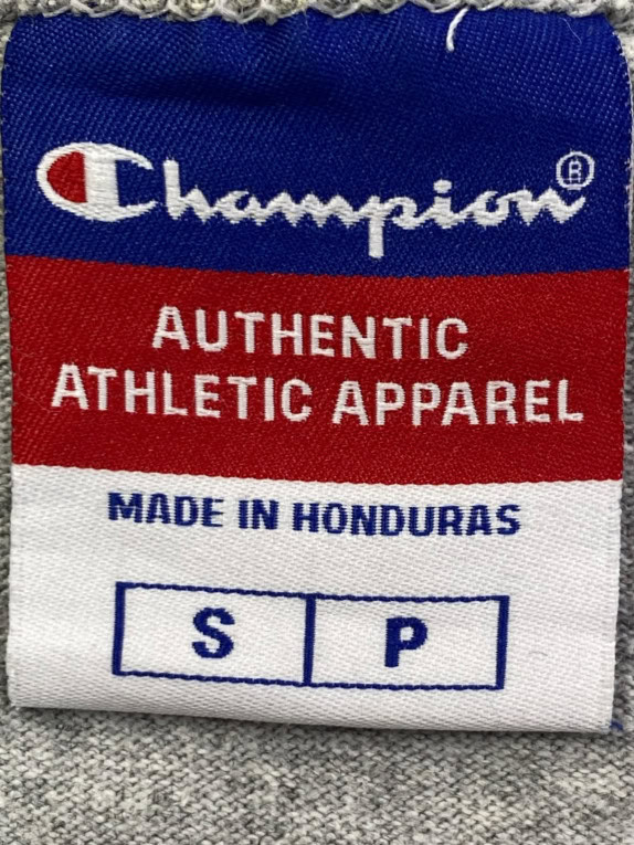 CHAMPION ΚΟΝΤΟΜΑΝΙΚΟ T SHIRT COLLEGIATE GRAPHIC ΓΚΡΙ ΓΥΝΑΙΚΕΙΟ PRE OWNED S