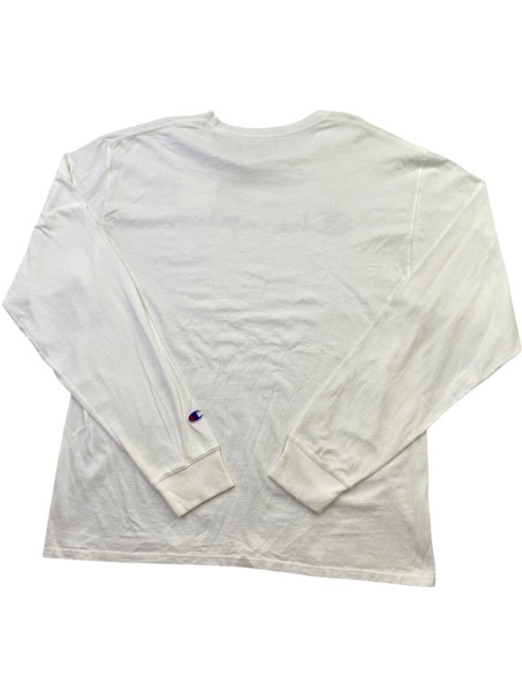 CHAMPION LONG SLEEVE TEE MINIMAL OFF WHITE ΑΝΤΡΙΚΟ PRE OWNED L
