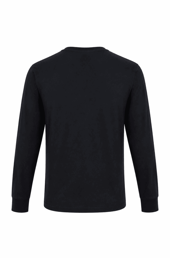 CHAMPION T SHIRT MANICA LUNGA MINIMAL NERO UOMO PRE OWNED S
