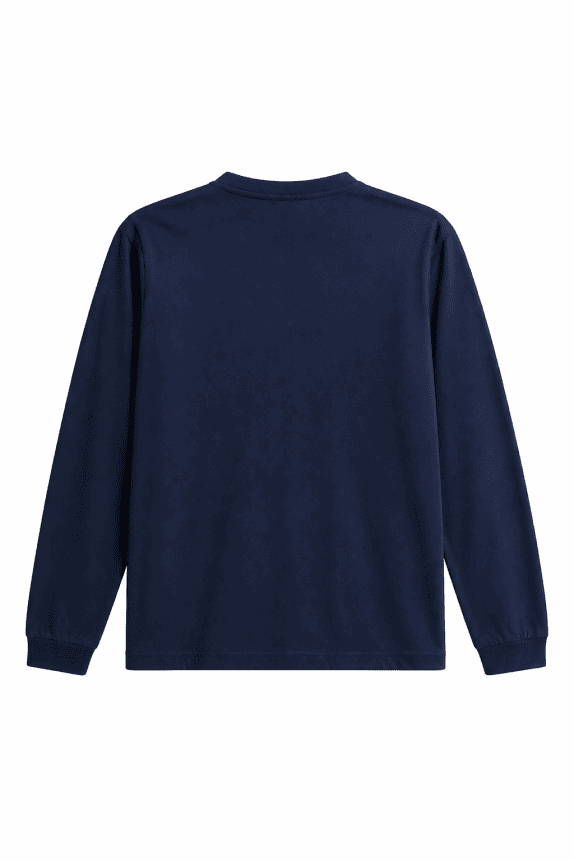 CHAMPION LONGSLEEVE T SHIRT MINIMAL NAVY UOMO PRE OWNED XL