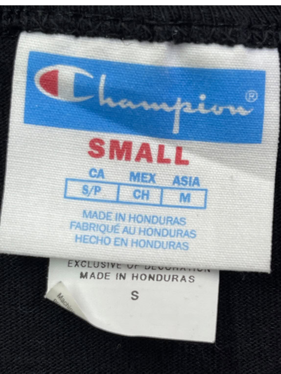 CHAMPION LONGSLEEVE TEE MINIMAL BLACK ΑΝΤΡΙΚΟ PRE OWNED S