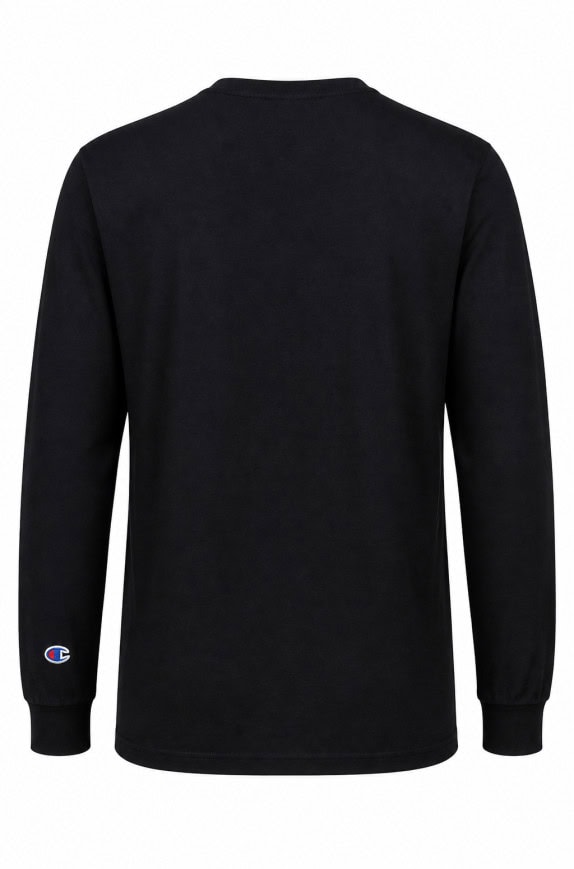 CHAMPION LONGSLEEVE TEE MINIMAL BLACK ΑΝΤΡΙΚΟ PRE OWNED S