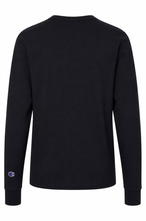 CHAMPION MAGLIA A MANICHE LUNGHE MINIMAL NERO UOMO PRE OWNED S
