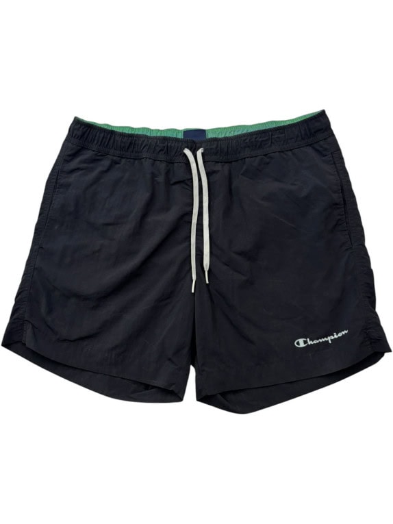 CHAMPION SHORTS MARE SPORTSWEAR NERO UOMO PRE OWNED L