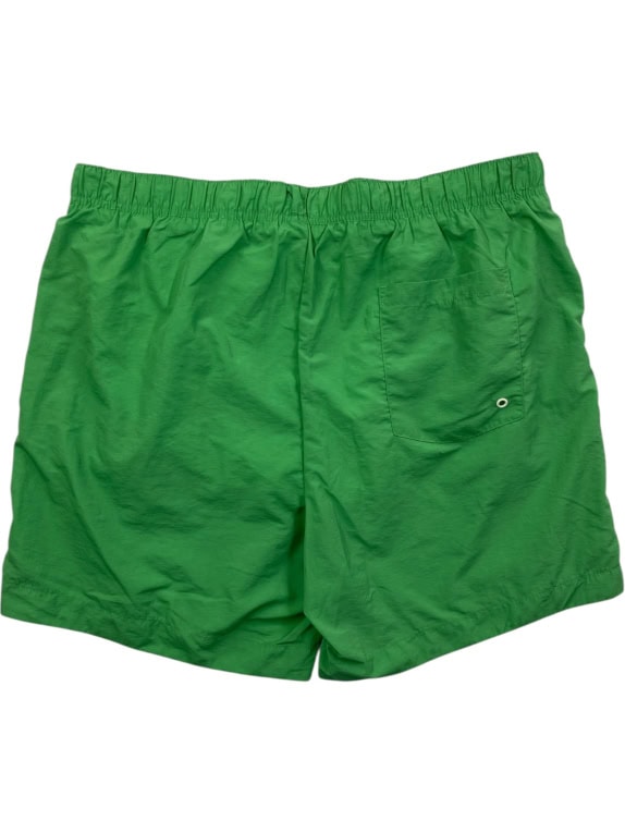 CHAMPION costume da bagno / pantaloncini da nuoto con logo vintage verde da uomo XL