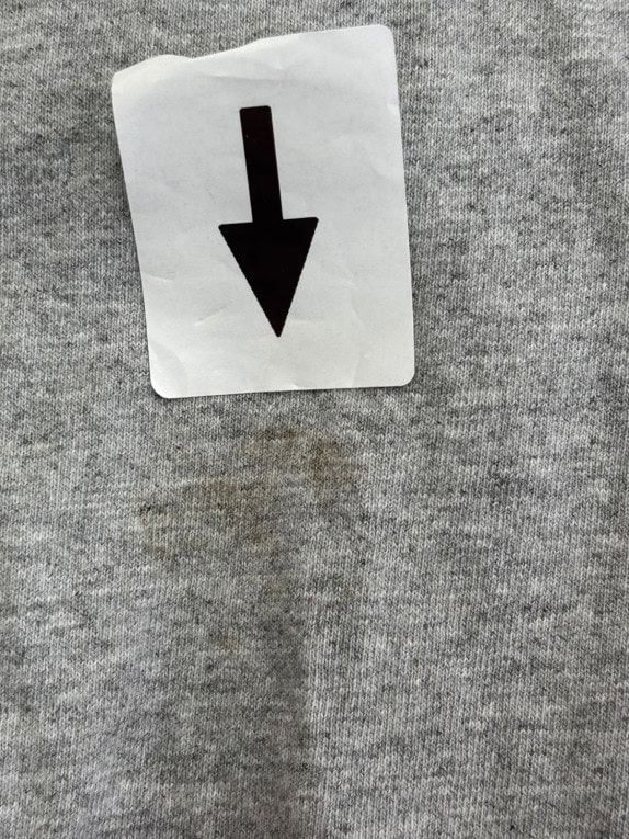 CHAMPION LONG SLEEVE TEE COLLEGIATE GREY MENS PRE OWNED M