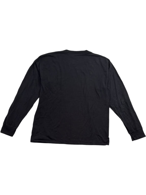 CHAMPION ΜΑΚΡΥΜΑΝΙΚΗ ΜΠΛΟΥΖΑ LOGO ΜΑΥΡΗ UNISEX L