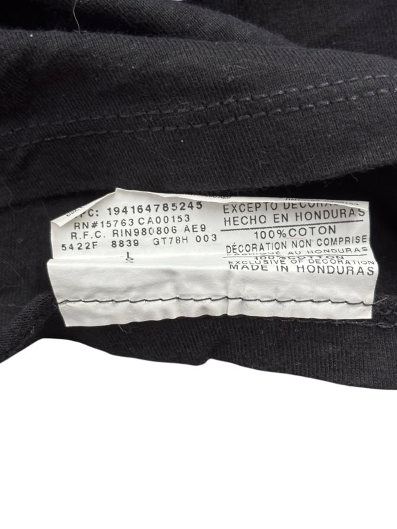 CHAMPION ΜΑΚΡΥΜΑΝΙΚΗ ΜΠΛΟΥΖΑ LOGO ΜΑΥΡΗ UNISEX L