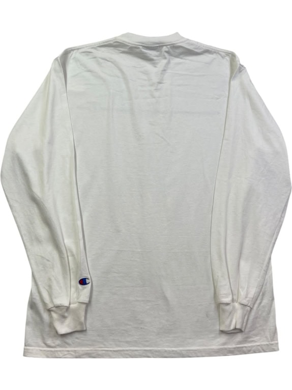 CHAMPION ΜΑΚΡΥΜΑΝΙΚΗ ΜΠΛΟΥΖΑ MINIMAL OFF WHITE ΑΝΤΡΙΚΟ PRE OWNED L