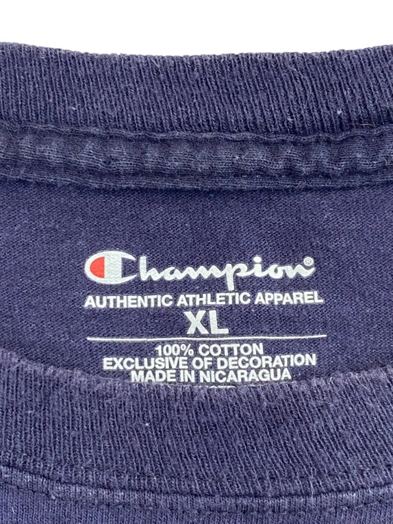 CHAMPION ΜΠΛΟΥΖΑ ΜΑΚΡΥΜΑΝΙΚΗ MICHIGAN WOLVERINES SPELLOUT ΜΠΛΕ UNISEX XL