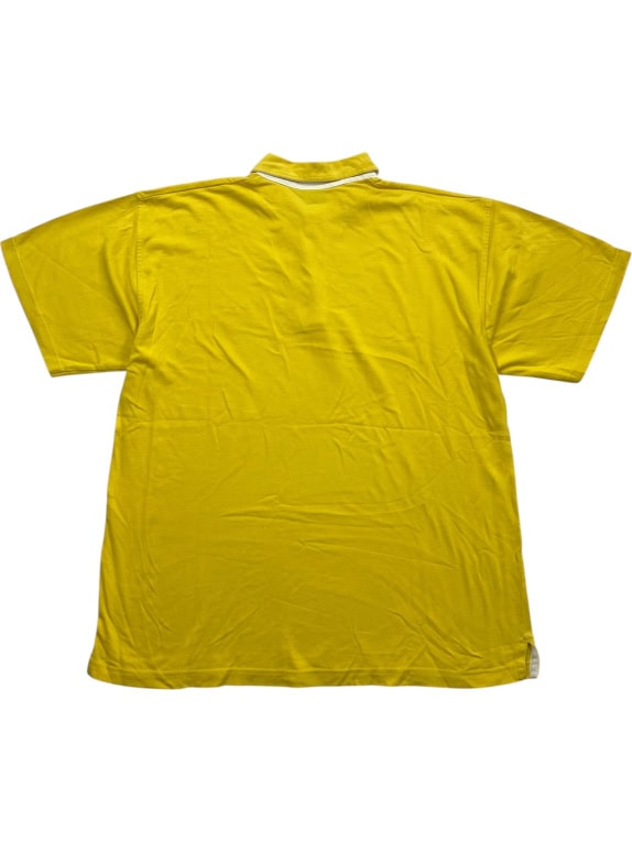 CHAMPION polo vintage logo USA giallo da uomo XL