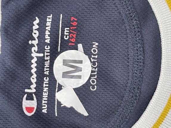 CHAMPION CANOTTA COLLEGE NAVY UOMO PRE OWNED M