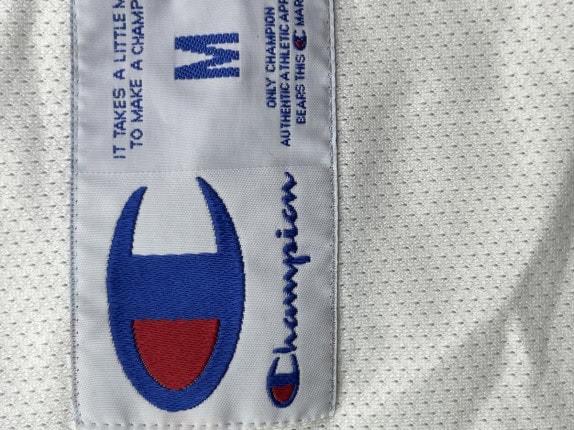 CHAMPION ΜΠΛΟΥΖΑΚΙ ΜΠΑΣΚΕΤ ΜΕΓΑΛΟ LOGO ΛΕΥΚΟ ΑΝΤΡΙΚΟ PRE OWNED M