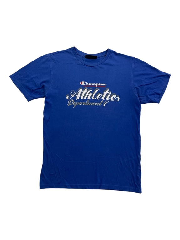 CHAMPION ΜΠΛΟΥΖΑΚΙ VINTAGE ATHLETIC DEPARTMENT ΜΠΛΕ ΑΝΔΡΙΚΟ L