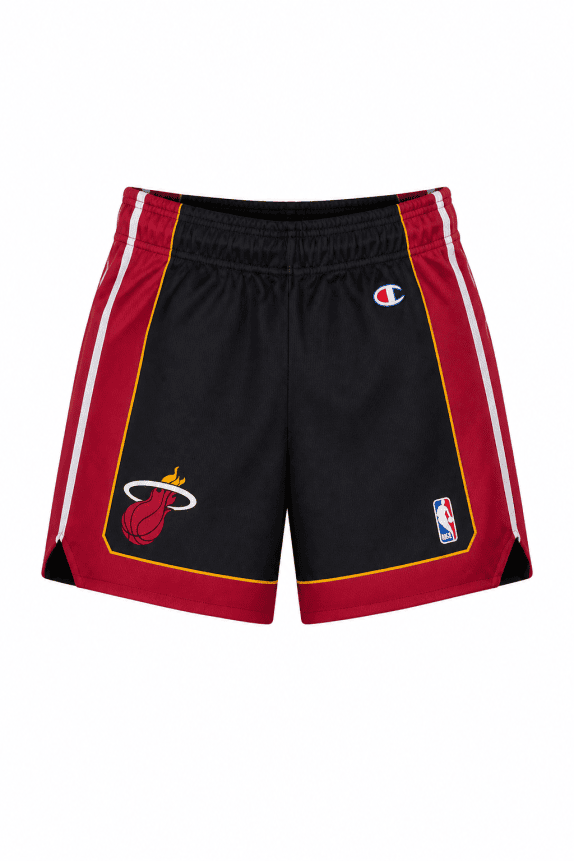 CHAMPION SHORTS ΣΠΟΡ ΜΑΥΡΟ ΚΟΚΚΙΝΟ ΑΝΤΡΙΚΟ PRE OWNED M