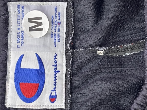 CHAMPION SHORTS ΣΠΟΡ ΜΑΥΡΟ ΚΟΚΚΙΝΟ ΑΝΤΡΙΚΟ PRE OWNED M