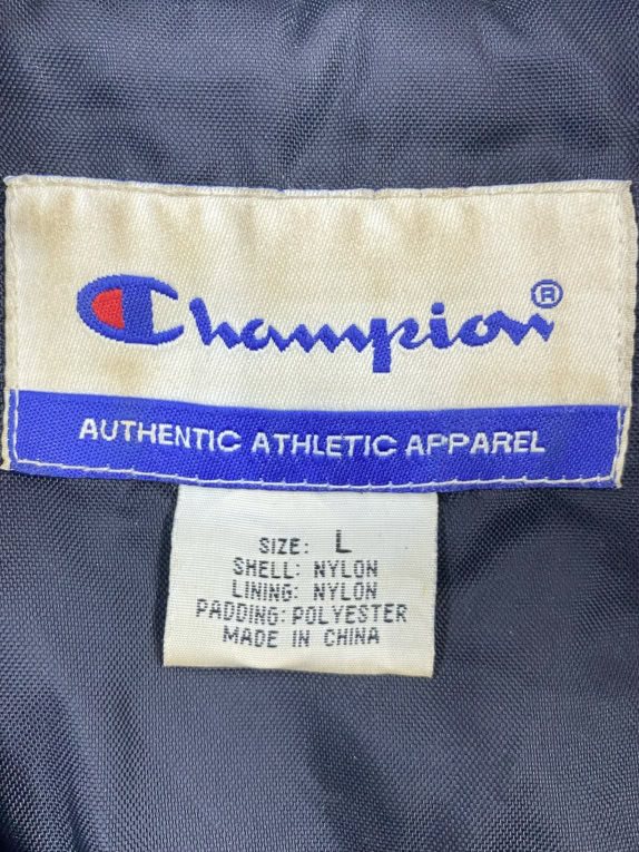Champion Μπουφάν Puffer Vintage Logo Μαύρο Ανδρικό L