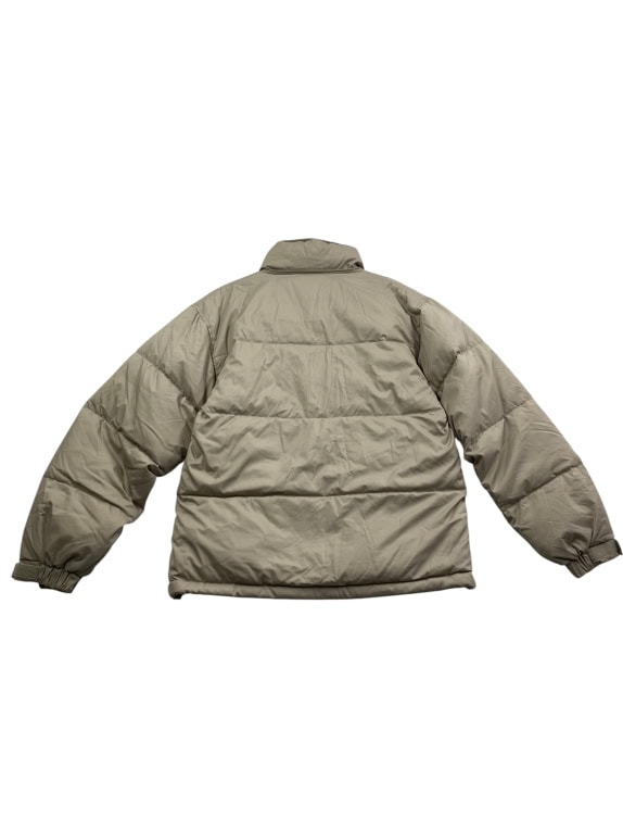 Champion Vintage Puffer Jacket Logo Beige Men’s S
