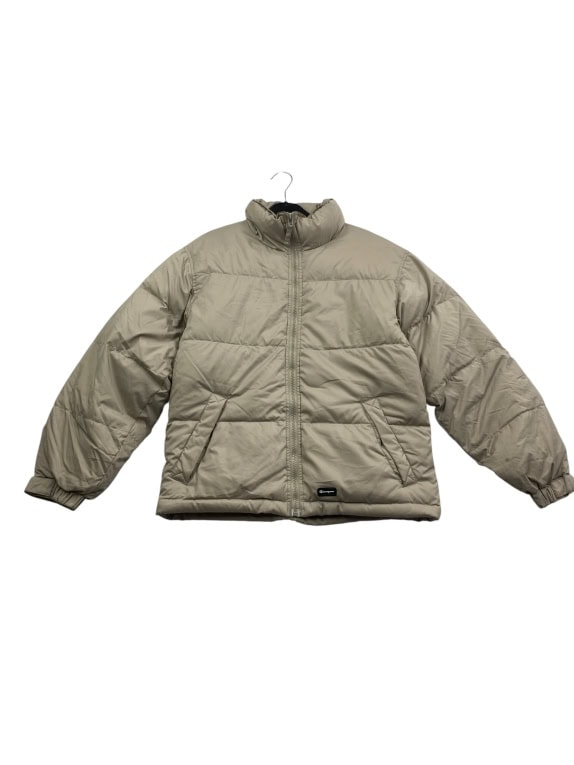 Champion Vintage Puffer Jacket Logo Beige Men’s S