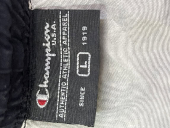 CHAMPION PANTALONI SPORTIVI NAVY UOMO PRE OWNED L