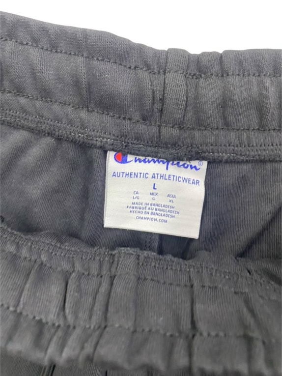 CHAMPION PANTALONE TUTA ATHLETICWEAR LOGO NERO UOMO M-L